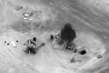 Появилось видео удара США с гибелью наемников из России