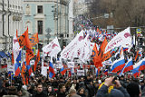 Полиция насчитала 6 тысяч человек на акции памяти Немцова в Москве